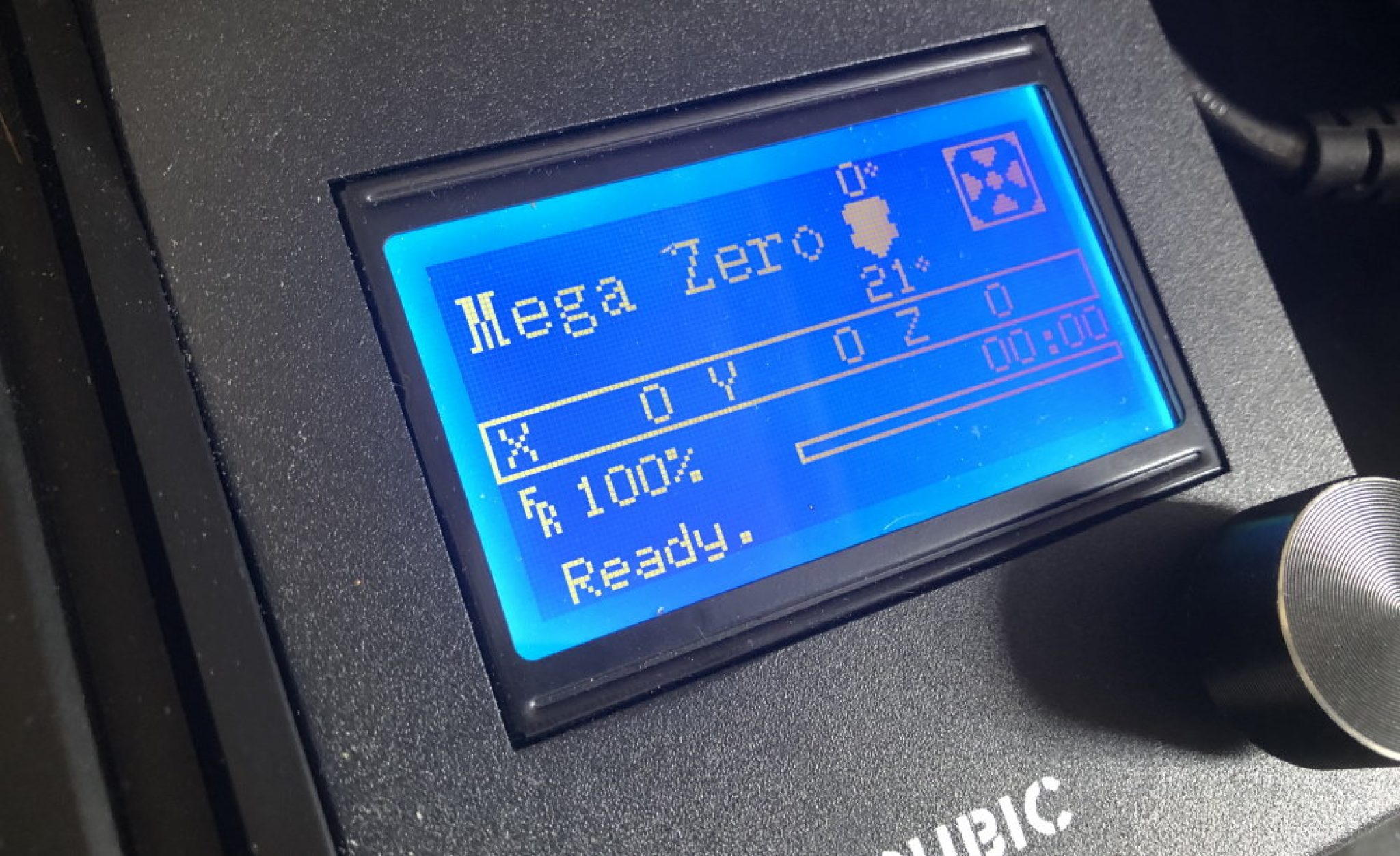Управление дисплеем. 3d принтер Anycubic Mega Zero. Mega Zero 2.0. Mega Zero дисплей. Экран управления 3д принтером.